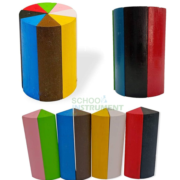 Cylinder Cut in 8 parts Wooden